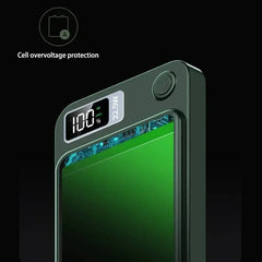 Lenovo 2026 200000mAh Magnetic Wireless Power Bank Portable Fast Charger For Magsafe Auxiliary Battery For iphone Huawei Samsung