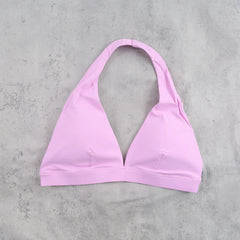 DIAS FIT JOY -Neck Hanging Neck Naked Feeling Yoga Bra for Running Fitness Cycling - Breathable Comfortable Sports Bra for Women