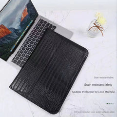 Free Custom Letters Laptop Sleeve For Macbook Air 13 Case 11 13.3 15.4 Retina Unisex Sleeve Envelope Leather Laptop Sleeve Pouch