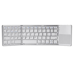 BOW Foldable Bluetooth Keyboard with Touchpad/Numberic Pad Portable Rechargeable Folding Wireless Keyboard for Tablet ipad