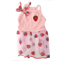 Cute Pet Dog Dress for Small Dogs Thin Puppy Princess Skirt Dog Clothes Chihuahua York Clothing Pet Shop Pet Clothing