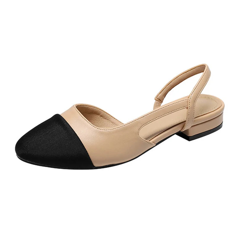 All-match Flat Shoes Women Sandals Non-Slip Soft Leisure Shoes Mixed Colors Comfort Low Heel Femme Thick Bottom Designer Flat Shoes