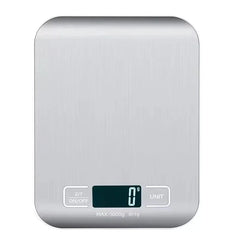 Digital Kitchen Scale with LED Display 5kg/1g Stainless Steel Electronic Weighing for Food Jewelry Snacks Baking Home Tools