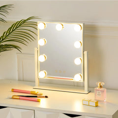 Hollywood Vanity Mirror with Dimmable LED Bulbs