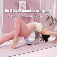 Multi-Functional Yoga Muscle Massage Wheel – Back & Waist Trainer