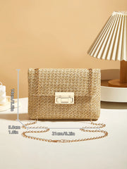 Woven Straw Handwoven Women's Shoulder Bag