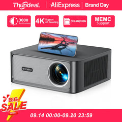 ThundeaL 3000Ansi 4K Full HD Projector TD98Pro 2G 32G Home Theater WiFi Android Portable Samrt TV Cinema TD98 Pro Beam Projector