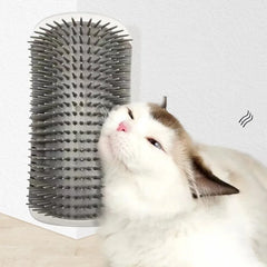 Massage Pet Cat Brush Corner Scrape Hair Removal Beauty Clean Corner Brush Removable Scratcher Comb for Kitten Cat Pet Shop, Pet Accessories