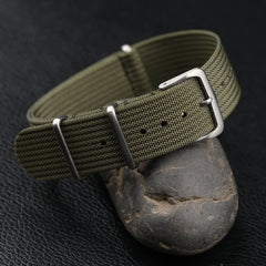 Ribbed Strap for Ballistic Fabric Watch Straps Watchband 18mm 20mm 22mm Premium High Quality Nylon Nato Watch Band Accessories