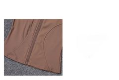Women Sport Jacket Long Sleeve Shirt Workout Coat