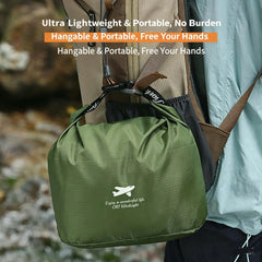Foldable Waterproof Dry Bag, Oxford Cloth Portable Storage Pouch for Camping, Hiking & Swimming
