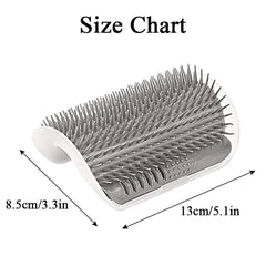 Massage Pet Cat Brush Corner Scrape Hair Removal Beauty Clean Corner Brush Removable Scratcher Comb for Kitten Cat Pet Shop, Pet Accessories