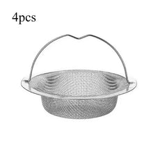 1Pc Stainless Steel Kitchen Sink Filter, Garbage Food Residue/Hair Catcher, Keep Your Bathtub Kitchen Tools, Kitchen Cleaning