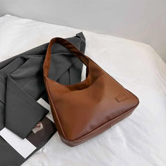 Simple large capacity casual retro shoulder bag, casual commuting fashionable handbag
