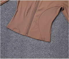 Women Sport Jacket Long Sleeve Shirt Workout Coat
