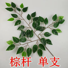 Fake Plant Home Living Room Decor Simulation Green Eucalyptus Leaves Jungle Arrangement Flower Arrangement Accessories