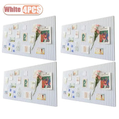 1-4PCS Felt Wall Stickers School Works Display Bulletin Board Office Photo Wall Home Living Room TV Background Wall Decor
