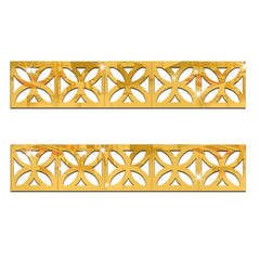 3D 5/10CM Square Self Adhesive Waist Line Mirror Wall Art Stickers for Living Room Ceiling Edge Strip Corner Line Wall Decor