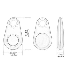 1-5pcs Mini GPS Tracker Bluetooth Tracker AntiLost Device Round Pet Kid Bag Wallet Tracking Smart Finder Locator for IOS Android