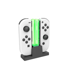NEW COLOR for Nintendo Switch OLED JoyCon 4 in 1 Charger Controller Dock Station Holder for Nintendo Switch Joy-Con Charging