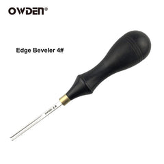 OWDEN #1-5 Leather Edge Beveler Tool Leathercraft Skiving Tool for Hand Leather Sharpness Professional Chamfering Edge Beveler