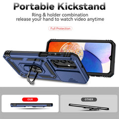 Funda For Samsung Galaxy A16 A26 A36 A56 5G Case Slide Lens Camera Protector Armor Phone Case For Galaxy A06 A 56 36 Back Cover