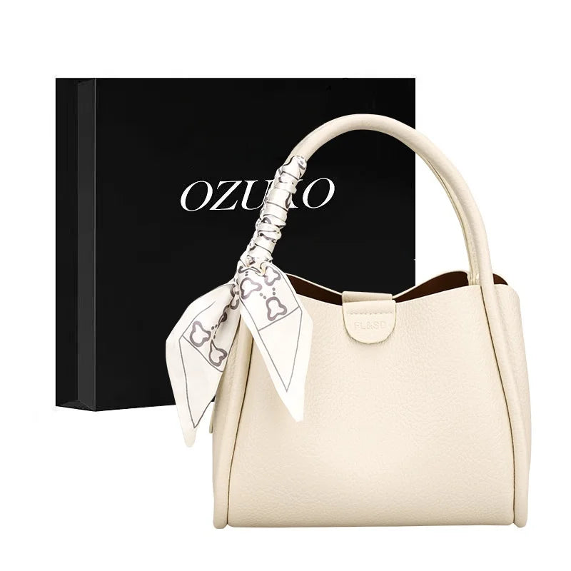 Hong Kong Luxury Genuine Leather Crossbody Bag for Women