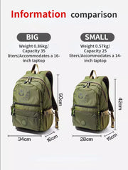 VOLUNTEER Men's Travel Waterproof Backpacks Multifunctional Large Capacity Fashion Multi-pocket High Quality Oxford Bags 1652-04