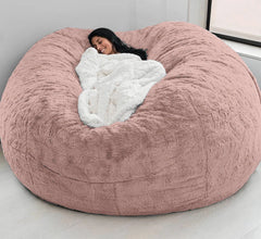 Soft Warm 180*90cm Fur Giant Removable Washable Bean Bag Bed Cover Comfortable Living Room Furniture Lazy Corner Sofa
 Coat