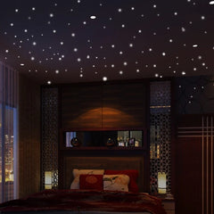Luminous 3D Shining 407 Luminous Star Point Gypsophila Bar Party Fluorescent wall Decor 
 Environmental Decoration DIY Stickers