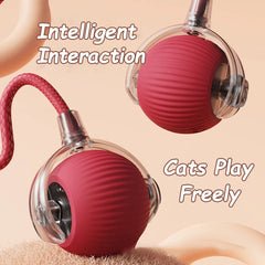 2PCS Smart Cat Rolling Ball Toys – Rechargeable Mouse Imitation Pet Shop