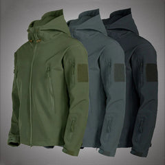 Men's Military Shark Skin Soft Shell Jackets Men Tactical Windproof Waterproof jacket men Army Combat Jackets Mens Hooded Bomber Coats