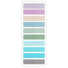 2400S Transparent Colorful Index Creative Memo Pads Office School Stationery Self-Adhesive Stickers Sticky Note Pads