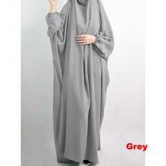 Muslim Prayer Garment Dress Wp,em Women Hijab Dress Abaya Hooded  Long Khimar Jilbab Burka Eid Abayas Gown Eid Niqab Ramadan