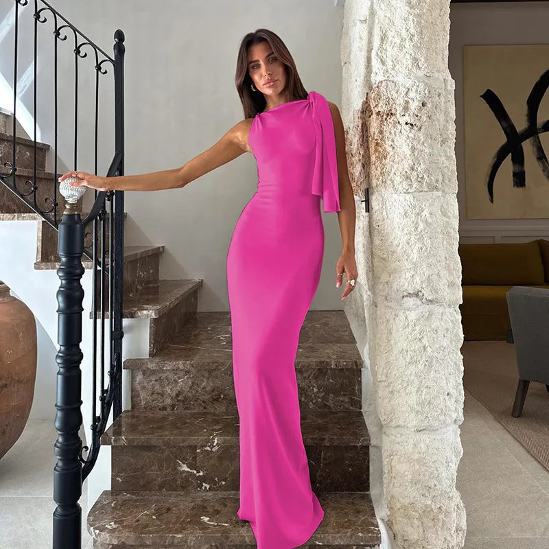 Women’s wear Sleeveless Bodycon Maxi Dress – Party Fashion