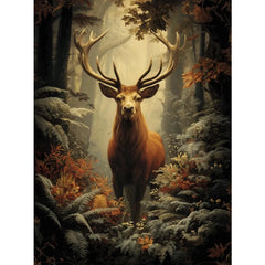 Vintage Dark Gothic Insect Moth Wood Animals Deer Owl Botanical Poster Canvas Painting Wall Art Pictures Home Interior Decor