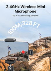 BOYA BOYA Mini Wireless Lavalier Lapel Microphone for iPhone iPad Android Type-C Phone Live Broadcast Audio Video Recording Vlog