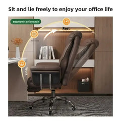 Office Chair, Home Office Computer  Comfortable Sofa, Study Room  Can Lie Down and Rotate Office Furniture