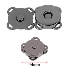 1/10Sets Magnetic Snap Button Metal Invisible Sew on Button Lock Clasps Fasteners for Purse Bags Clothes Craft DIY Accessories