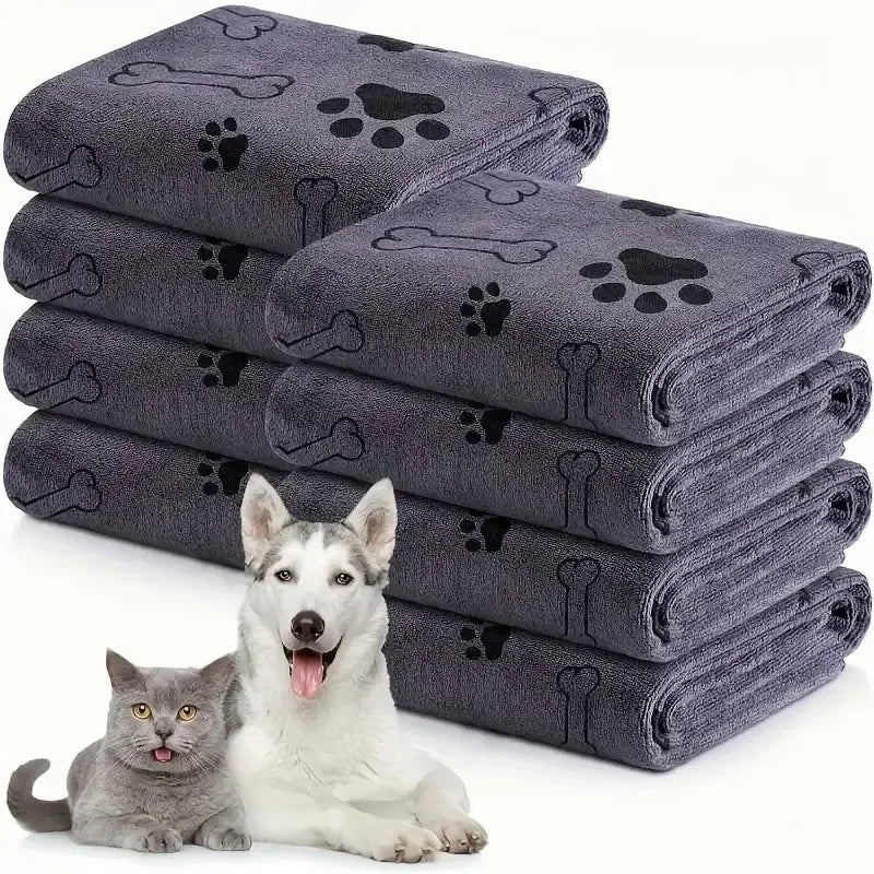 Quick-Dry Microfiber Dog Towel – Absorbent Pet Bath Cloth Pet Shop