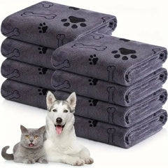 Quick-Dry Microfiber Dog Towel – Absorbent Pet Bath Cloth Pet Shop
