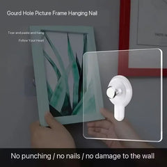 Photo Frame Hooks Storage Rack Screw Holders Door Hanger Self-Adhesive Multi-Function Gadgets Organizer Kitchen Accessorie
