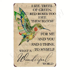 Be Kind to Your Mind Retro Tin Signs Inspirational Quotes Wall Art Sign Muse Vintage Home Room Garden Decor Hippie Girl Poster