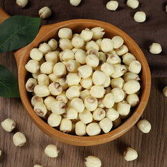 10pcs 1:1Realistic Dried White Lotus Seeds Fake Natural Dry Fruit Decor for DIY Crafts Home Display Photography Props Zen Decor