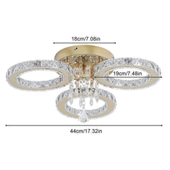 Led Ceiling Light Modern Home Decoration Crystal Chandelier Luxury Living Room BedRoom Dining Gold Ceiling Lamp lighting