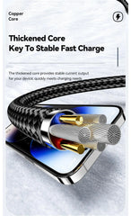 Essager 4 in 1 65W USB C To Type C Lightning Fast Charging Cable For IPhone 15 14 13 Pro Max Xiaomi Huawei Multi Charger Cable