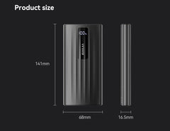 KUULAA Power Bank 10000mAh 22.5W PD Fast Charging Portable Charger External Battery For iPhone 17 16 15 Samsung Huawei Powerbank