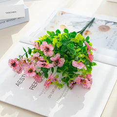 Artificial Flower Plant Eucalyptus Violet Wedding Christmas Decor Home vase Outdoor garden courtyard Bonsai Festival party Diy