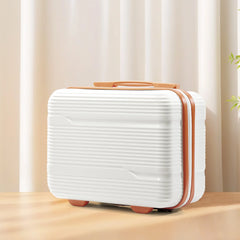 New 13-inch Travel Suitcase Small Carry Make-up Box Luggage Women Girl Mini Storage Handbag Lightweight Travel Case Boarding Bag