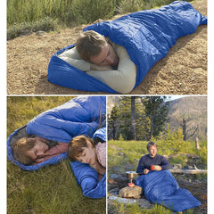 4 Season Rectangular Sleeping Bag – Camping for Kids & Adults (UK)